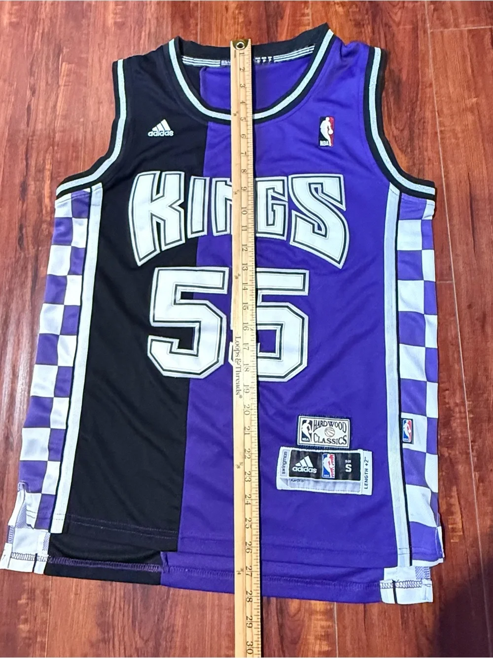 Jason Williams Sacramento Kings #55 Jersey Mens Sz Small Purple/Blk Preowned!